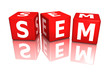 würfel cube sem - search engine marketing 3D