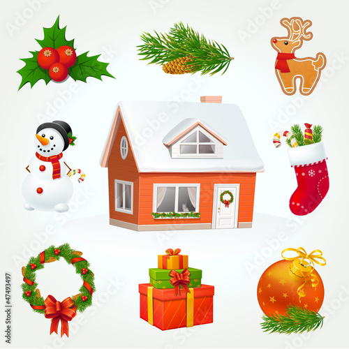Vector: Highly detailed Christmas icon set Highly detailed Christmas icon set