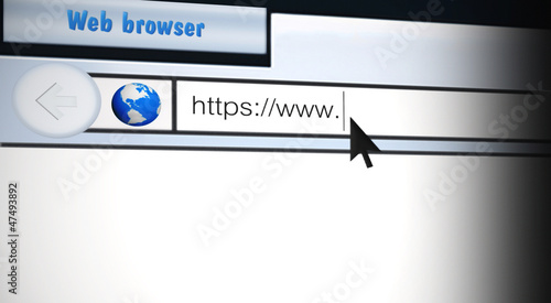 Photo: Web browser Web browser