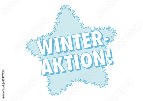 Vector: Winter-Aktion! Winter-Aktion!