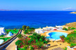 Sea view In mykonos Island Greece Cyclades