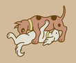 Making love position 4, Erotic couple dogs version