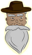 Bearded Asian Senior