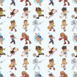 seamless sport pattern
