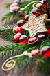 Photo: Close up of vintage christmas decoration Close up of vintage christmas decoration