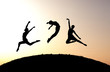 Photo: dancers on hill dancers on hill