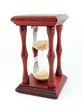 Hourglass, sandglass, sand timer sand clock isolated  white