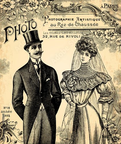 Vector: Le mariage 1900 Le mariage 1900
