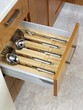 Open kitchen drawer