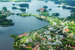 Land from above
