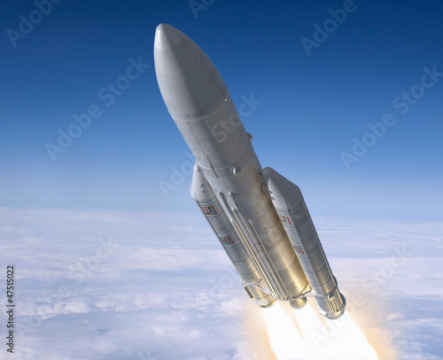 Illustration: Rocket. Rocket.