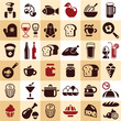 Vektor: Food icons Food icons