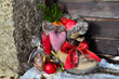 Nikolausstiefel im Schnee Schuhe Weihnachten