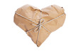 Heart wrapped for shipping