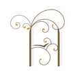 Capital letter A - Decorative letter shape