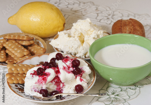 Photo: Cottage cheese Cottage cheese