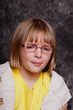 Studio shot of a crying child