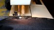 Work on the sewing machine