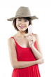 Photo: Chinese woman eating ice lolly Chinese woman eating ice lolly