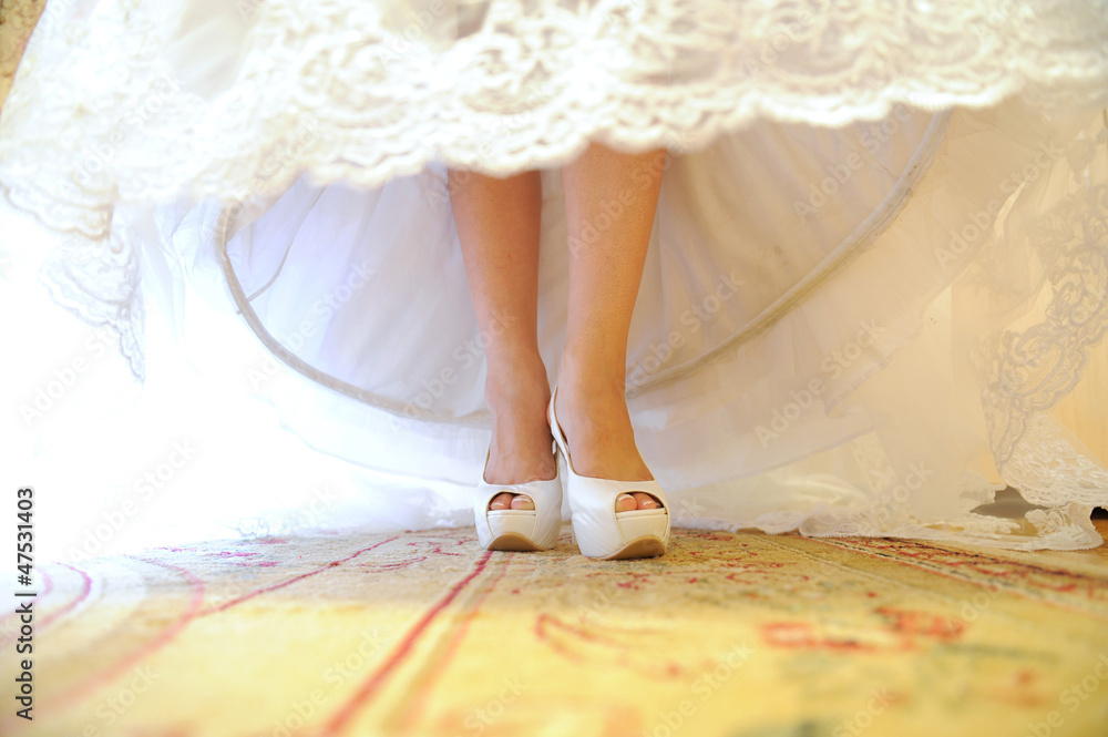 White Wedding Shoes