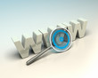 Illustration: web search engine, internet seo concept. web search engine, internet seo concept.