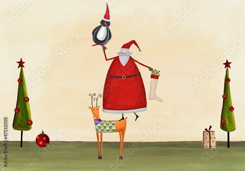 Illustration: Christmas card Christmas card