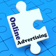 Online Advertising Shows Website Promotions Adverts