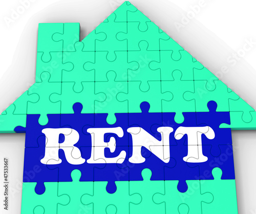 Illustration: Rent House Shows Rental Property Agents Rent House Shows Rental Property Agents