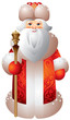 Ded Moroz Russian Matryoshka style