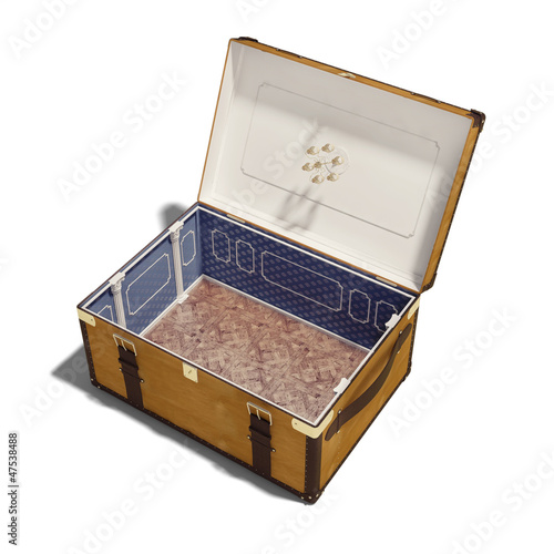 Illustration: room in suitcase room in suitcase