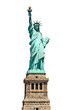 Statue of Liberty - isolated on white