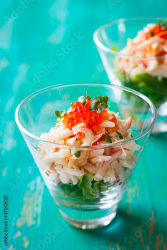 Photo: Seafood salad Seafood salad
