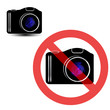 camera, icon for - photo not available - EPS 10