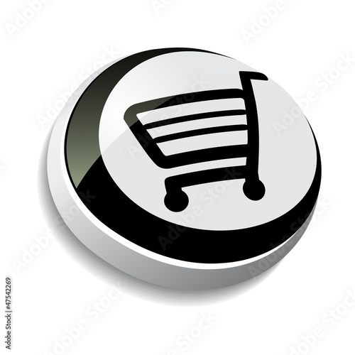 Vector: button, shopping cart, trolley, item button, shopping cart, trolley, item