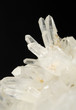mountain crystal vertical macro
