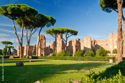 Photo: Baths of Caracalla in Rome, Italy Baths of Caracalla in Rome, Italy