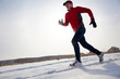 jogging in winter
