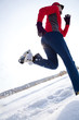 Runner in winter