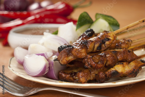 Photo: Chicken Satays; unsharpened file Chicken Satays; unsharpened file