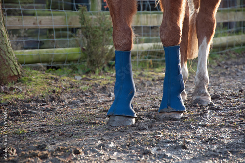 Photo: Turnout leg protection Turnout leg protection