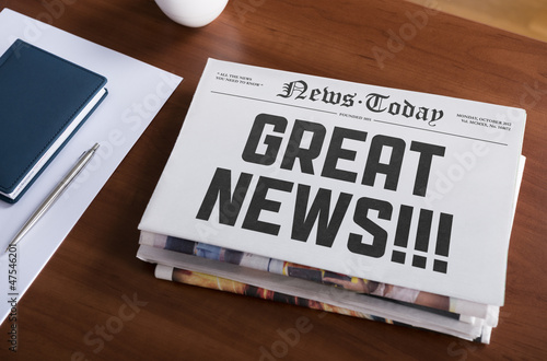 Photo: Great news Great news