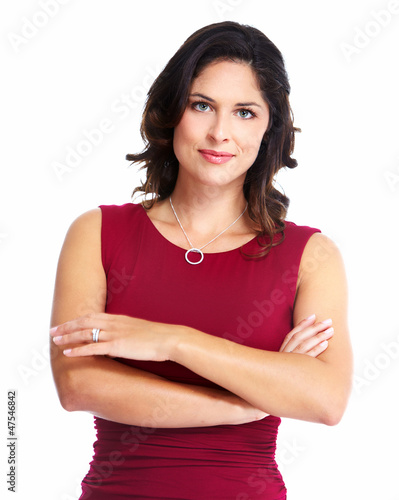 Photo: Young beautiful woman portrait. Young beautiful woman portrait.