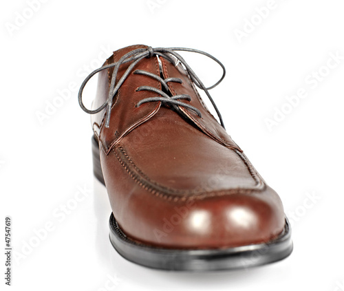 Photo: Brown man shoes. Brown man shoes.