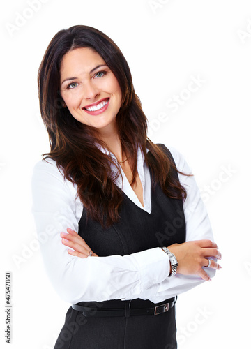 Photo: Beautiful young business woman. Beautiful young business woman.
