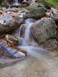 Wasserfall und Steine
