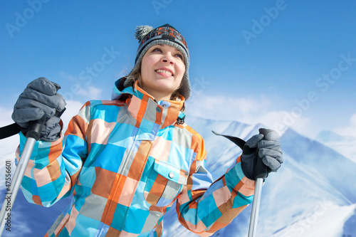 Photo: woman - skier woman - skier