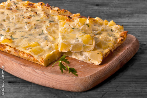 Photo: pizza di patate pizza di patate