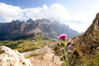 Grödner Joch und Sellagruppe - Dolomiten - Alpen