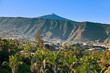 Teide Mountain Peak from Puerto de la Cruz
