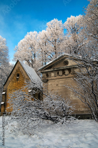 Photo: Vaults in a cemetery Vaults in a cemetery